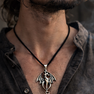 Pakabukas DRAKONAS su kalnų krištolu